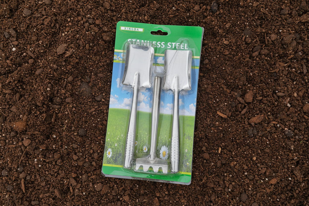Xingda Stainless Steel Garden Hand Tool Set (3-Piece)