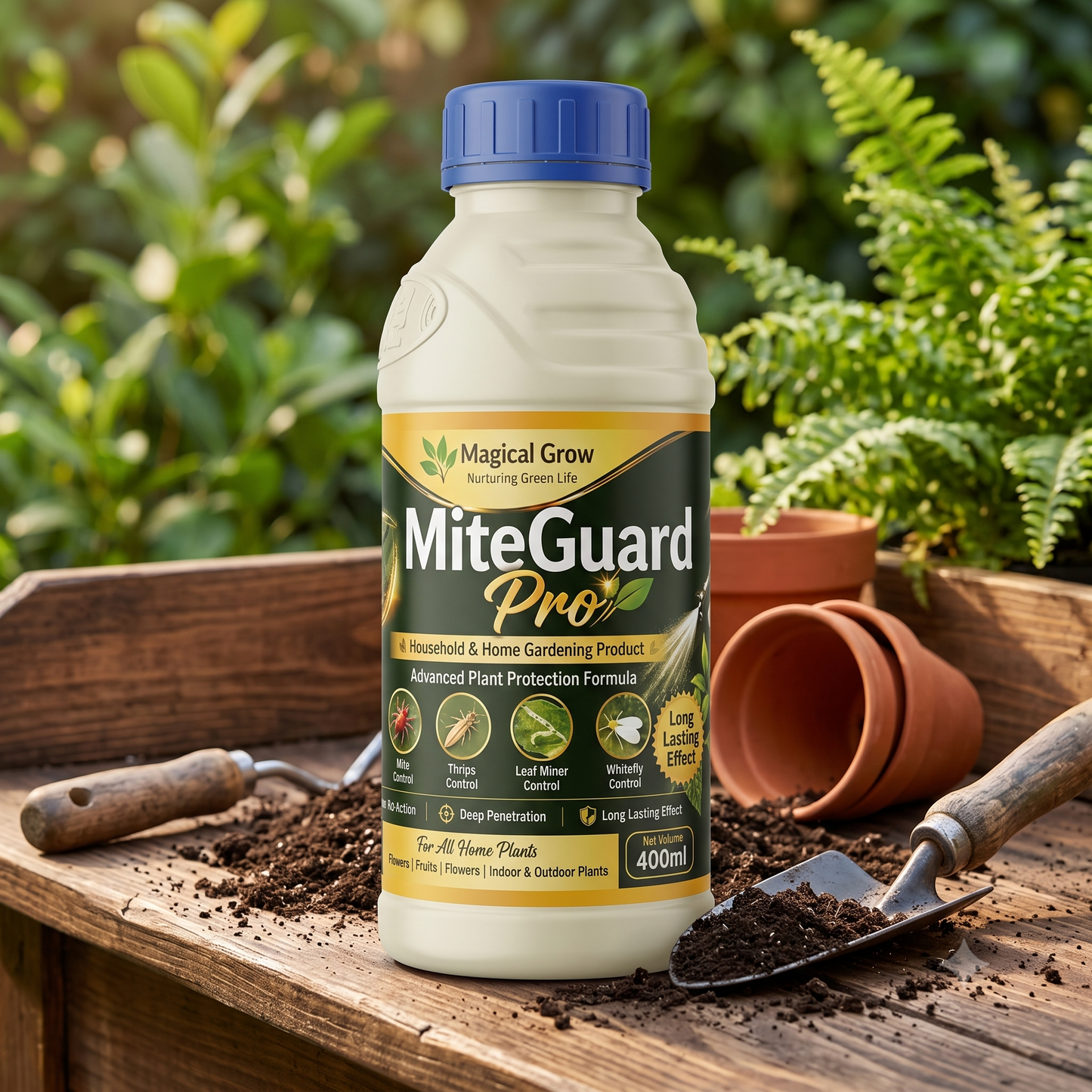 Magical Grow MiteGuard Pro Mite, Thrips & Whitefly Control - 400 ml