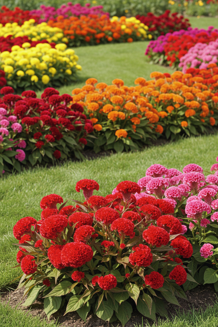 Celosia Prestige Scarlet