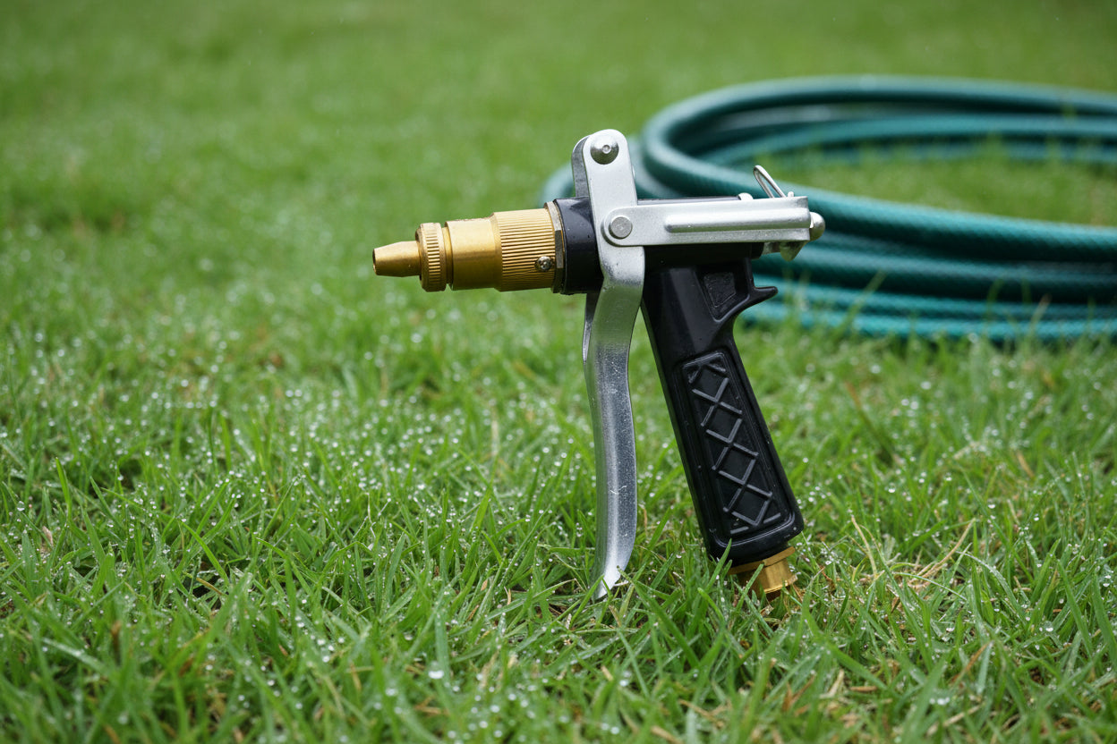 Heavy-Duty Brass Adjustable Hose Spray Gun