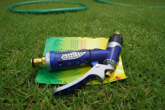 Lever Spray Gun — Solid Metal Body, Plated for Extra Durability
