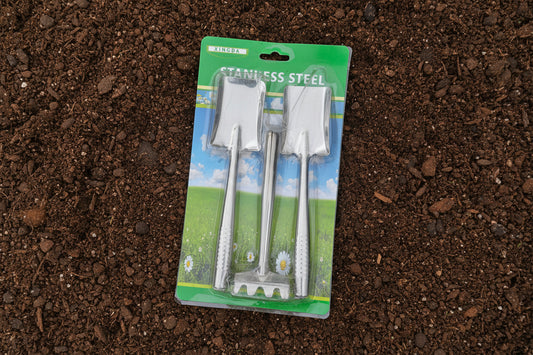 Xingda Stainless Steel Garden Hand Tool Set (3-Piece)