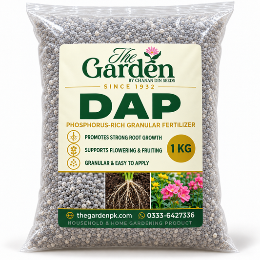 DAP Fertilizer 1 kg — Phosphorus-Rich Granular Plant Food for Roots, Bulbs & Flowers