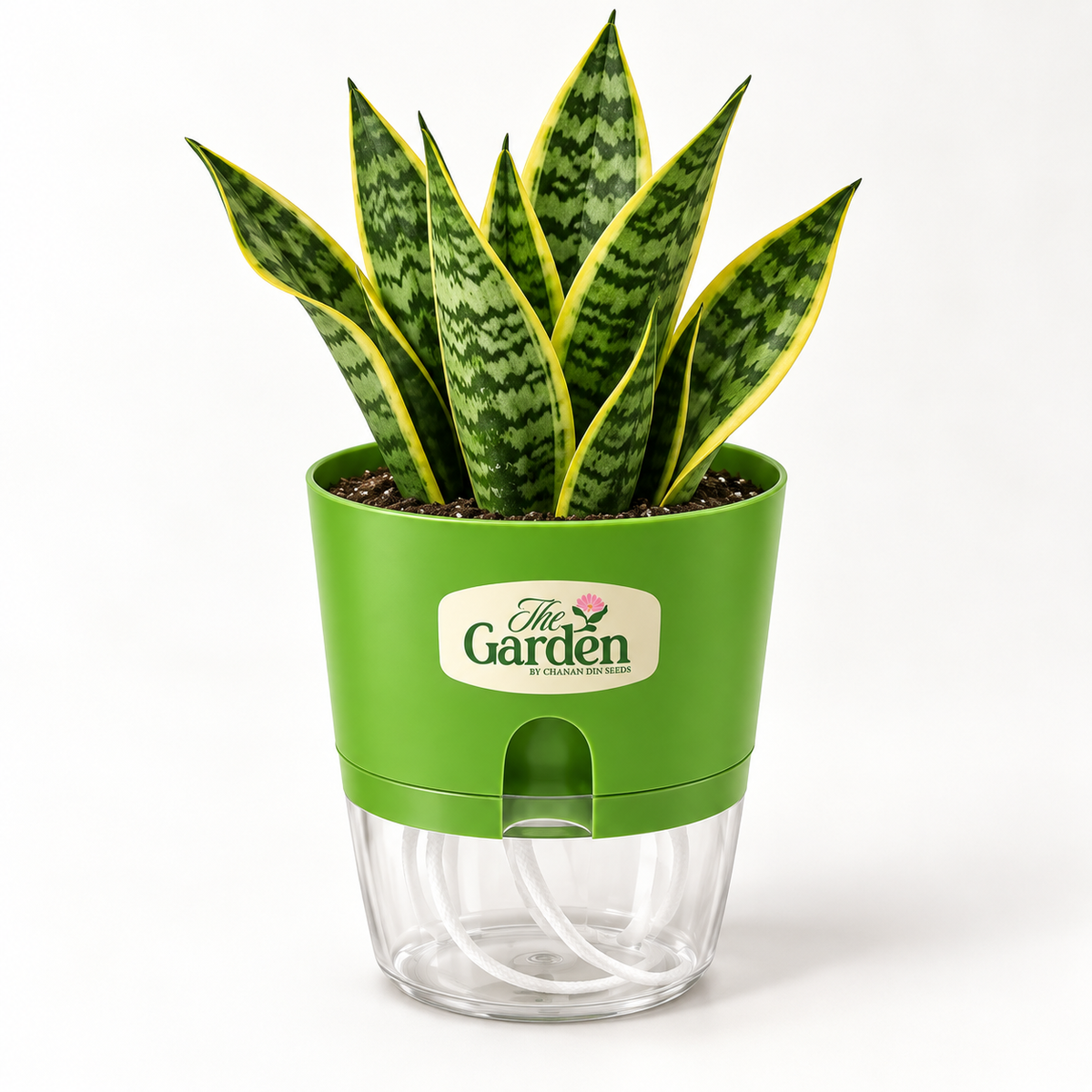 Self-Watering Plant Pot with Water Reservoir — Small 4.5 inch