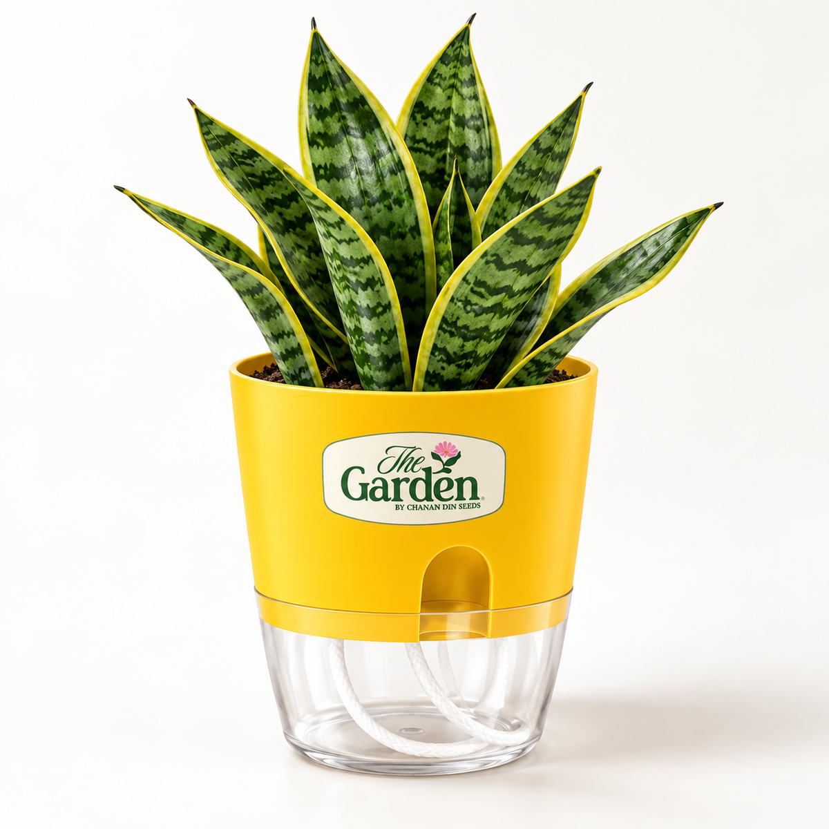 Self-Watering Plant Pot with Water Reservoir — Small 4.5 inch