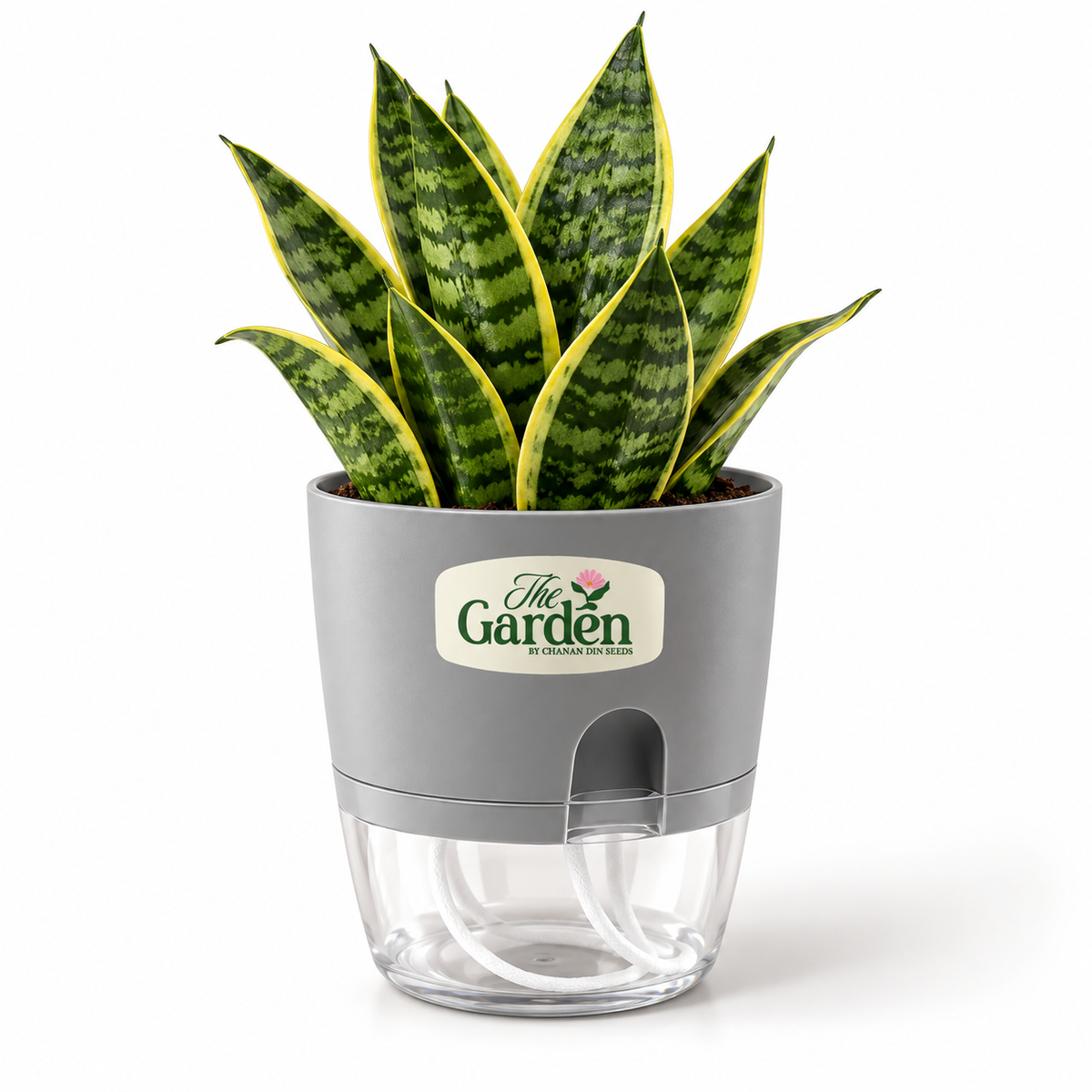 Self-Watering Plant Pot with Water Reservoir — Small 4.5 inch