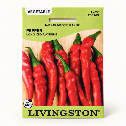 Pepper Long Red Cayenne Seeds