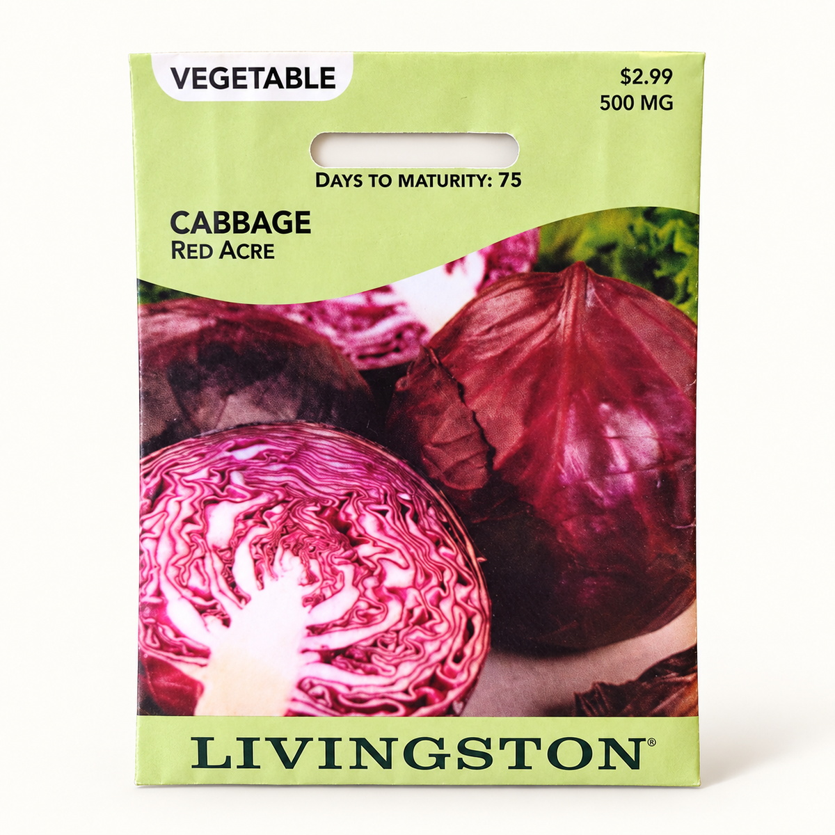 Cabbage Red Acre Seeds