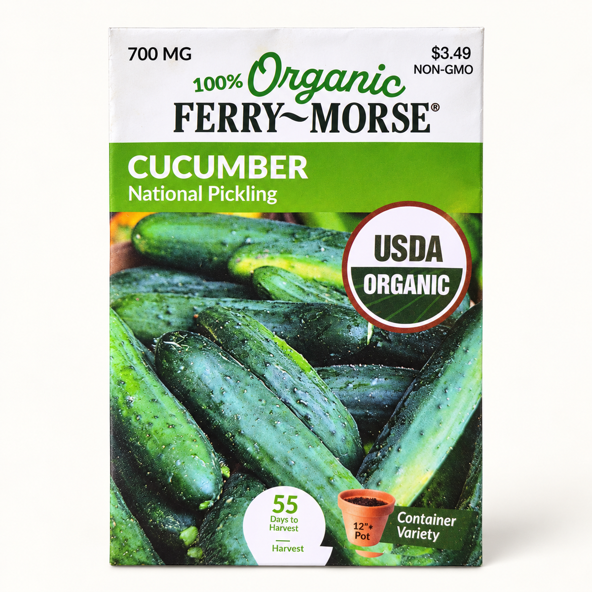 Organic Cucumber National Pickling Seeds