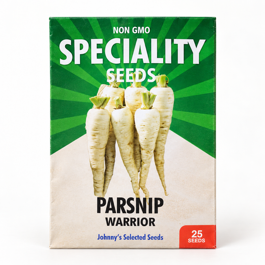 Parsnip Seeds — Warrior F1 (Long Sweet Roots)