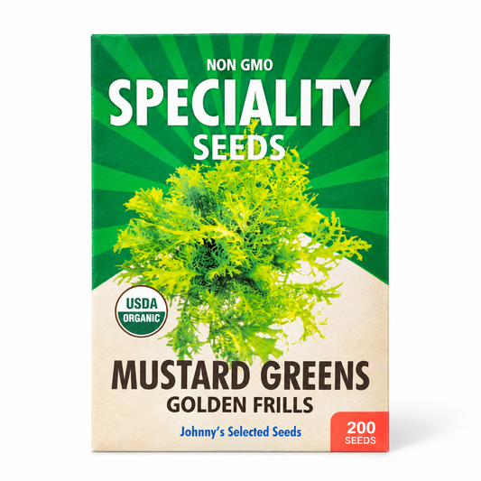 Mustard Greens Seeds — Golden Frills (Organic)