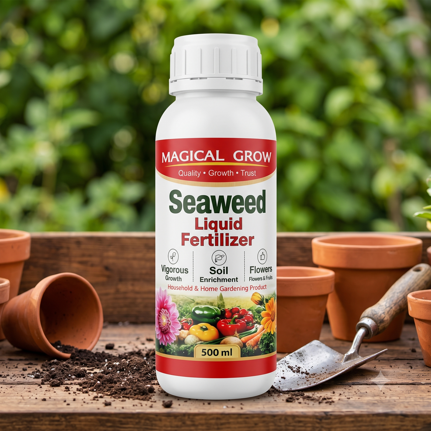 Magical Grow Seaweed Liquid Fertilizer - 500 ml