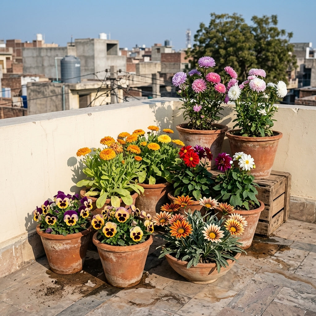 The Showstoppers Winter Flower Seed Mix - 5 Varieties