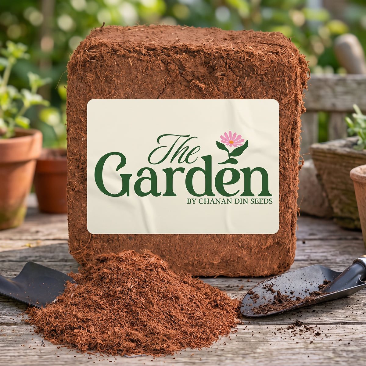 Coco Peat Block — Compressed Cocopeat for Plants