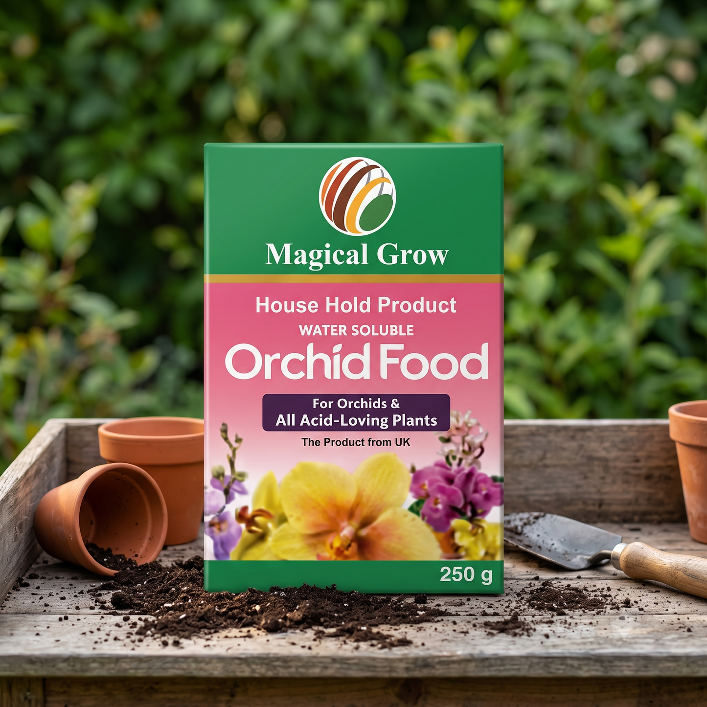 Magical Grow Orchid Food Water Soluble Fertilizer - 250g