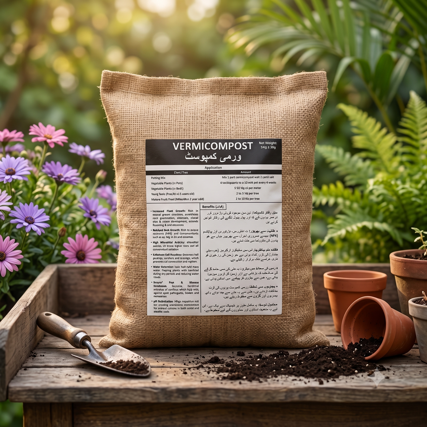 Vermicompost Organic Worm Compost - 5 kg