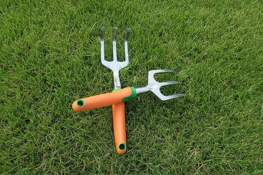 Garden Hand Fork & Cultivator Set (2-Piece)