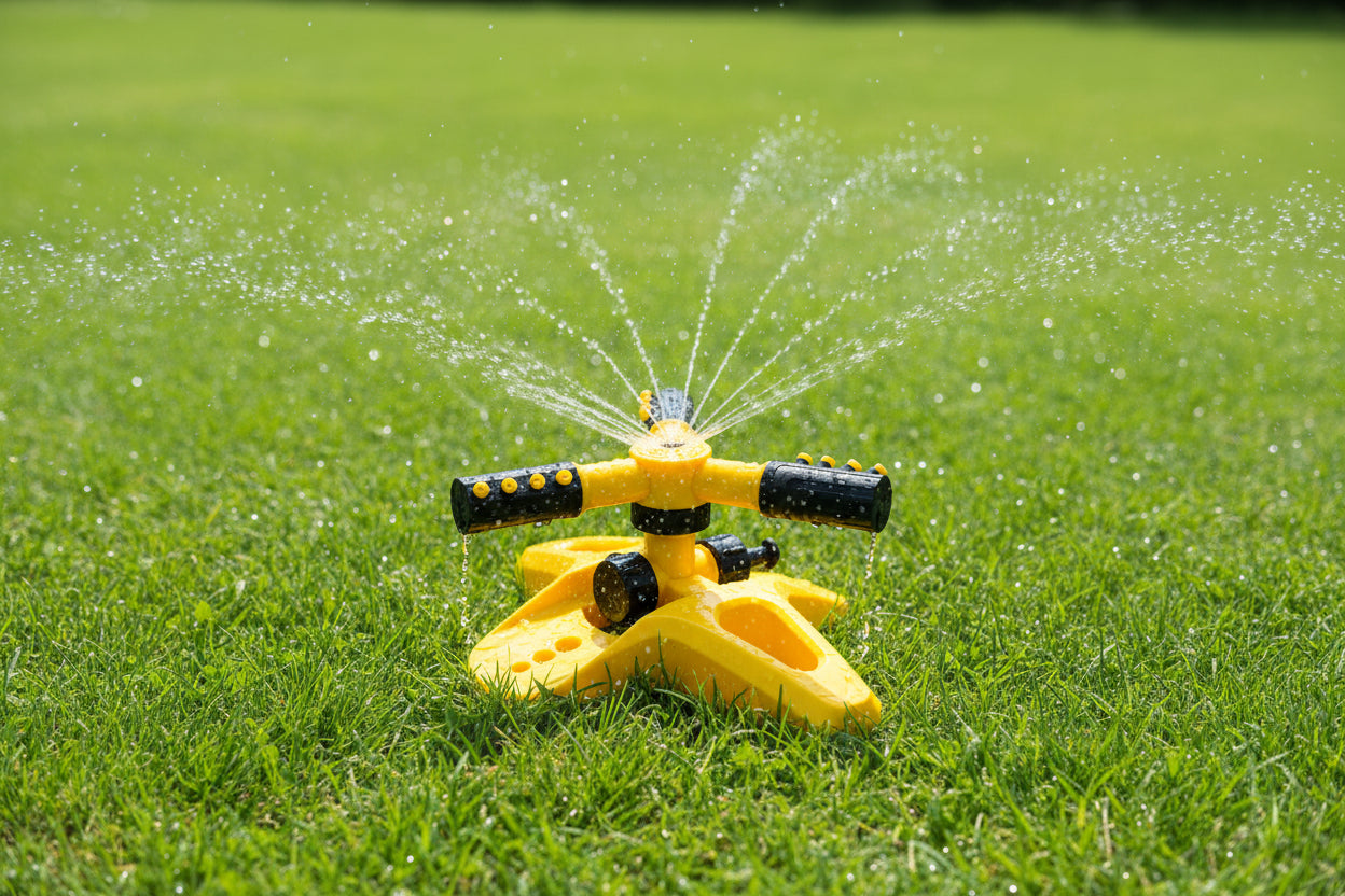 3-Arm Rotating Lawn Sprinkler