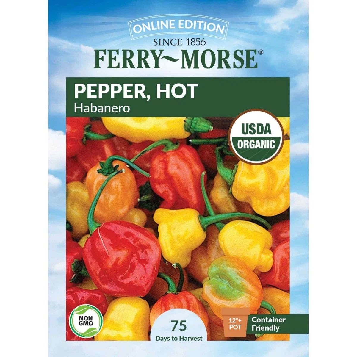 Organic Pepper Hot Habanero Seeds