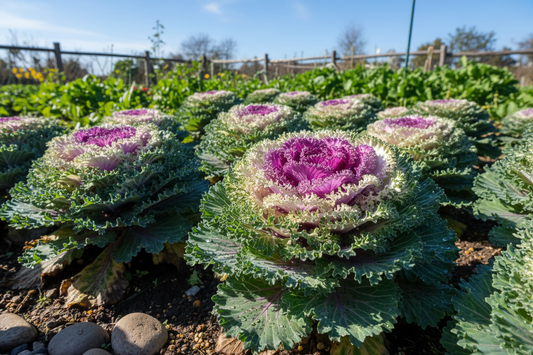 Flowering Cabbage Kamome Seeds (F1 Fringed)