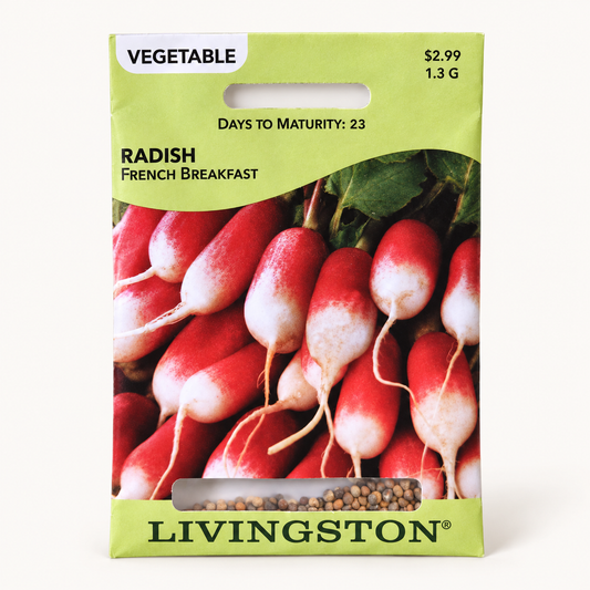 Livingston Radish French Breakfast Seeds