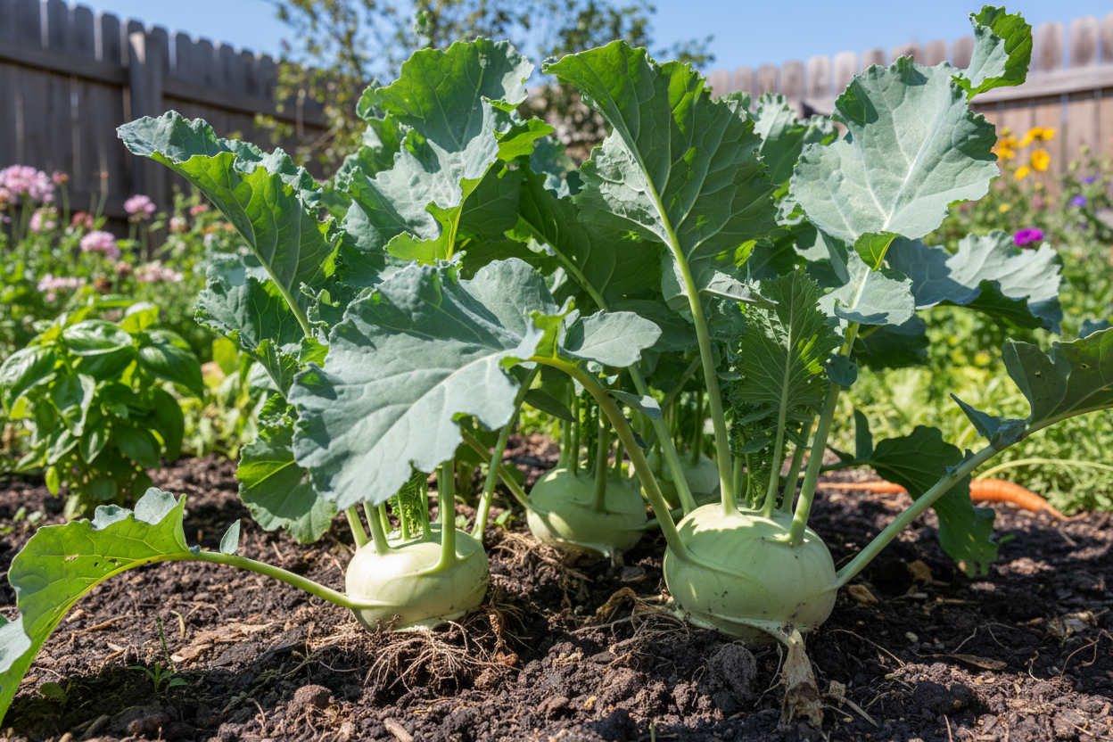 Organic Kohlrabi Early White Vienna Seeds