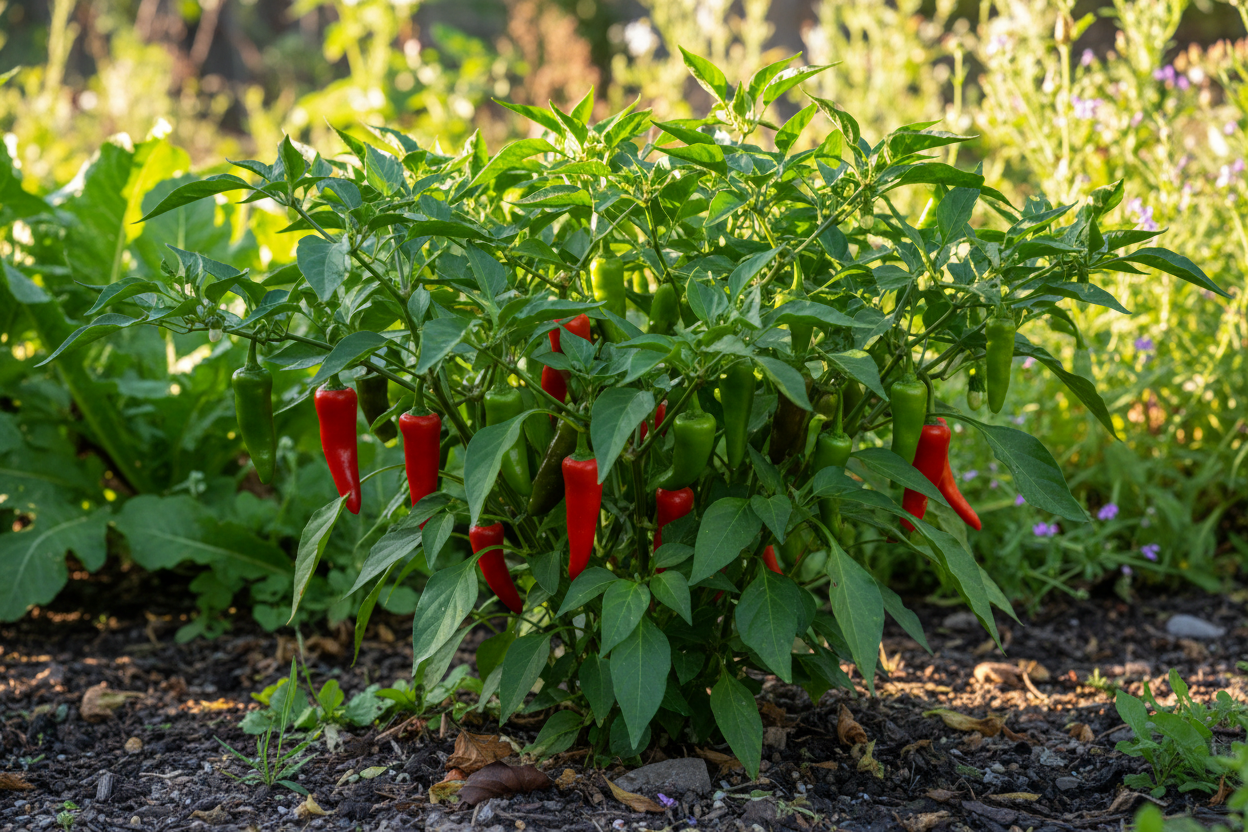 Organic Pepper Hot Serrano Seeds