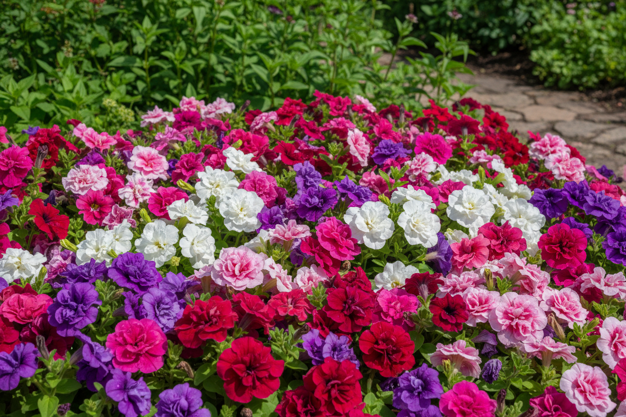 Petunia Glorious Mixture Seeds (F1 All Double)