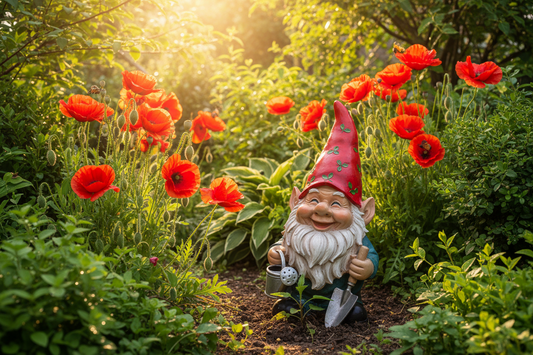 Poppy Garden Gnome Seeds