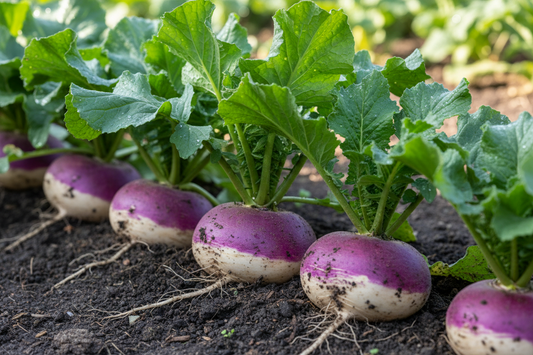 Turnip Purple Top White Globe Seeds