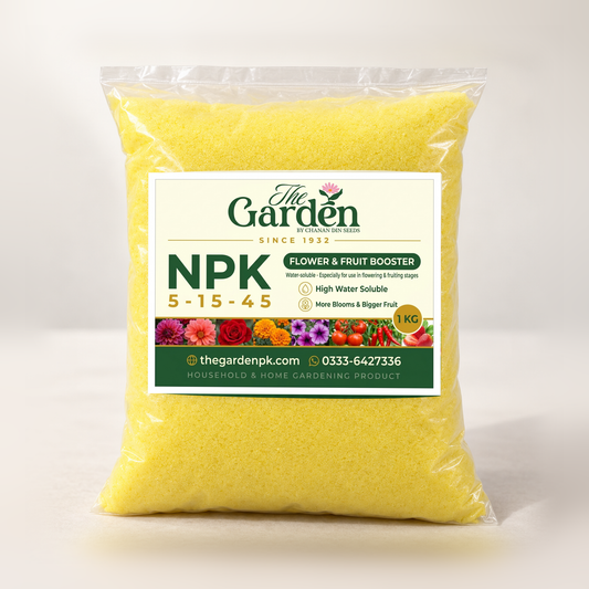 NPK 5-15-45 Flower & Fruit Booster Water Soluble Fertilizer - 1 kg